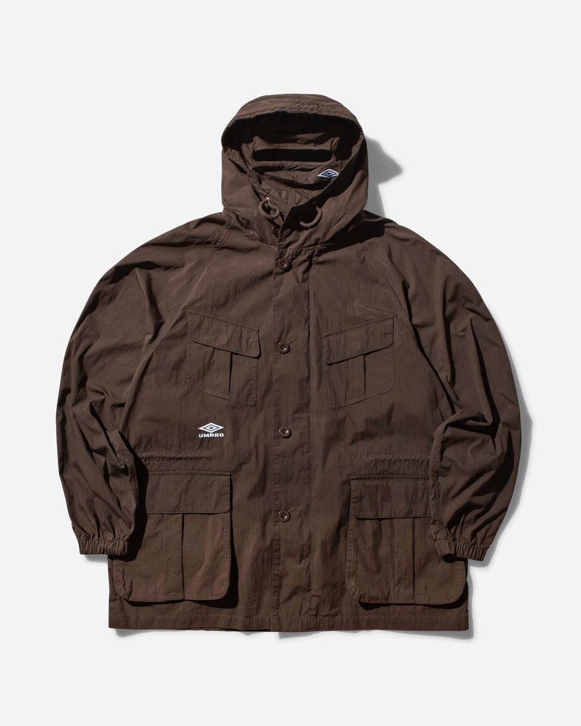 Jakna Umbro Masked Field Jacket Rjava | UBMW037FA22 BRW0003