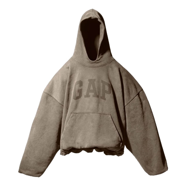 Pulover GAP Yeezy Gap Engineered By Balenciaga Dove Hoodie Rjava | 469530-00