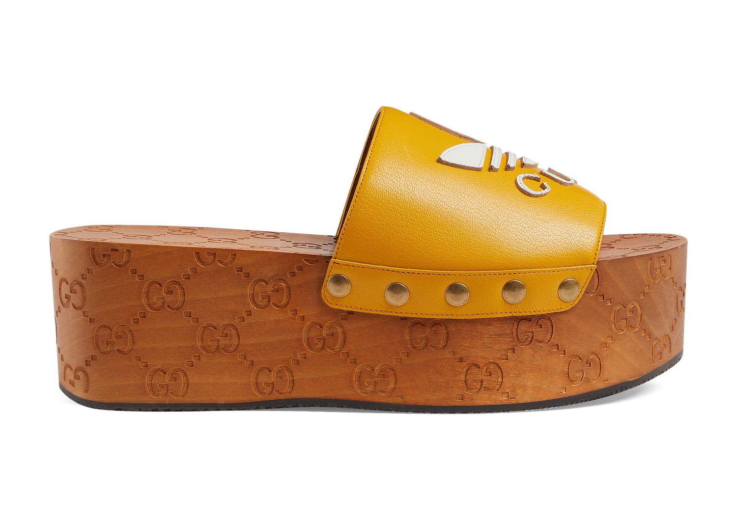 Superge in čevlji Gucci adidas x GG Clog Yellow W Rumena | 707286 D3VF0 7660, 0