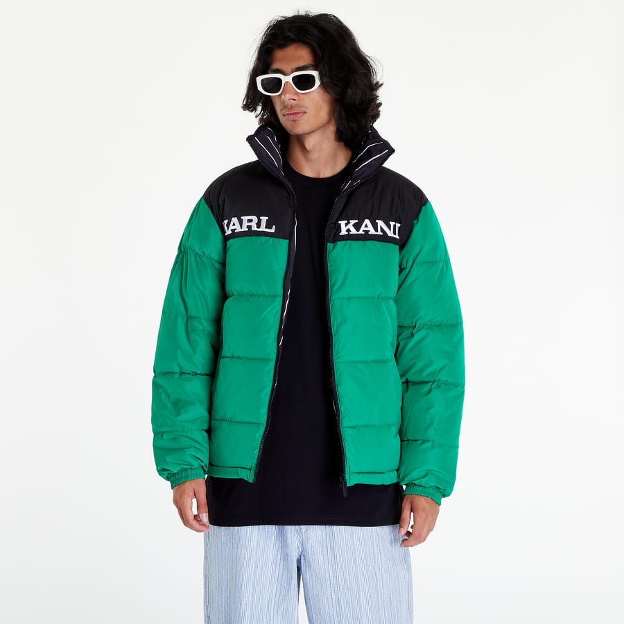 Puhovka Karl Kani Retro Block Reversible Puffer Jacket Zelena | KM223-023-2, 0