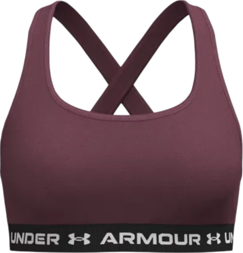 Modrček Under Armour Under Armour Crossback Mid Sports Bra Bordo | 1361034-661