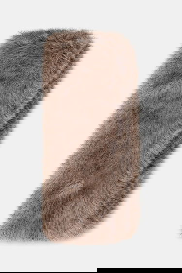 Šala STAND STUDIO Lone Patterned Faux Fur Scarf Rjava | 66566.9397, 1