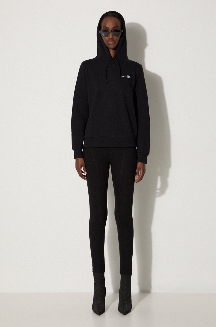 Pulover A.P.C. Hoodie With Hood Črna | COEAS.F27674, 1