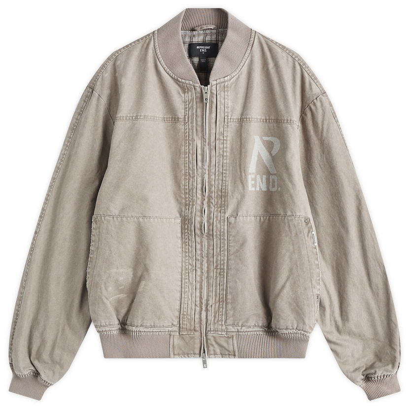 Bomber jakna Represent Clo Utility Bomber Jacket Bež | MLM11508-009