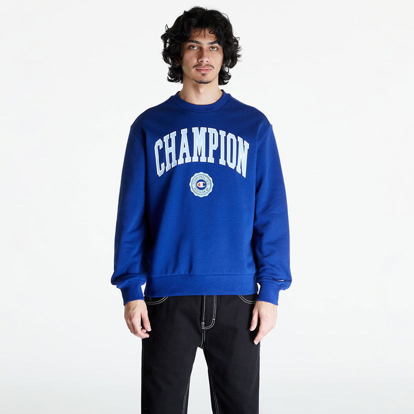 Pulover Champion Crewneck Sweatshirt Blue Modra | 219839 CHA BS559