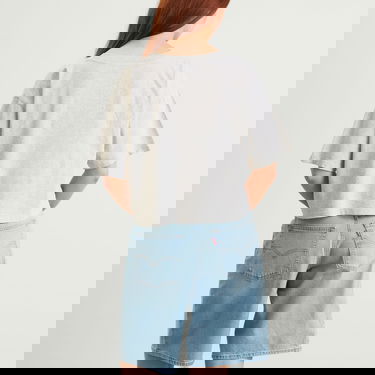 Krop-top Anine Bing Anine Bing Johnny Cropped T-Shirt, Size Large Siva | A-08-11449-GRY1, 3