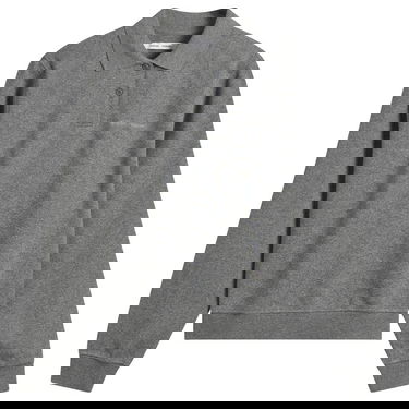 Polo majica Samsoe Samsoe Sadory Long Sleeve Polo Top Siva | F25400107-CLR001804, 0