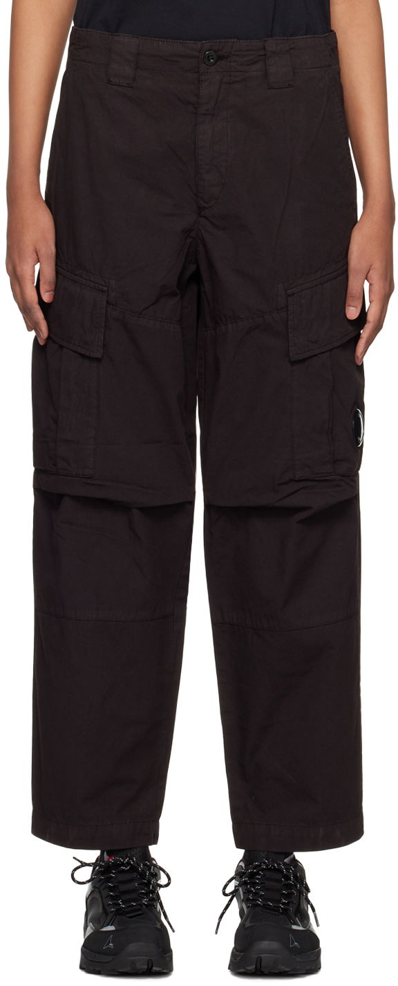 Cargo hlače C.P. Company Lens Cargo Pants Črna | 14CMPA115A-006475G, 0