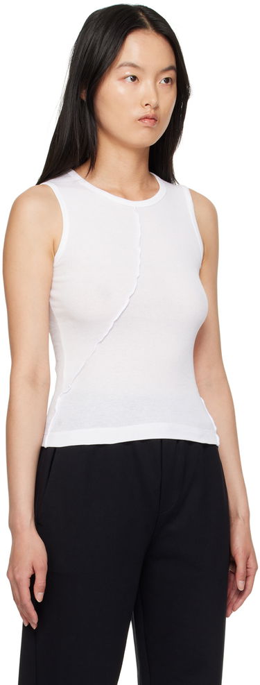 Majica brez rokavov Helmut Lang Helmut Lang Twisted Tank Top Bela | N05HW509, 1
