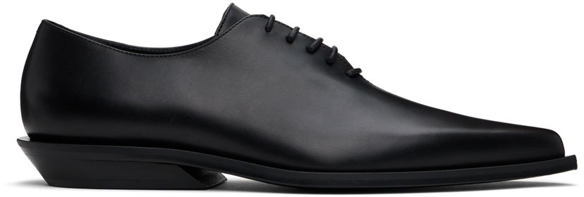Modni dodatki Ann Demeulemeester Ann Demeulemeester Mika Pointy Micro Heel Oxfords Črna | 2402-M-F06-LT131-099