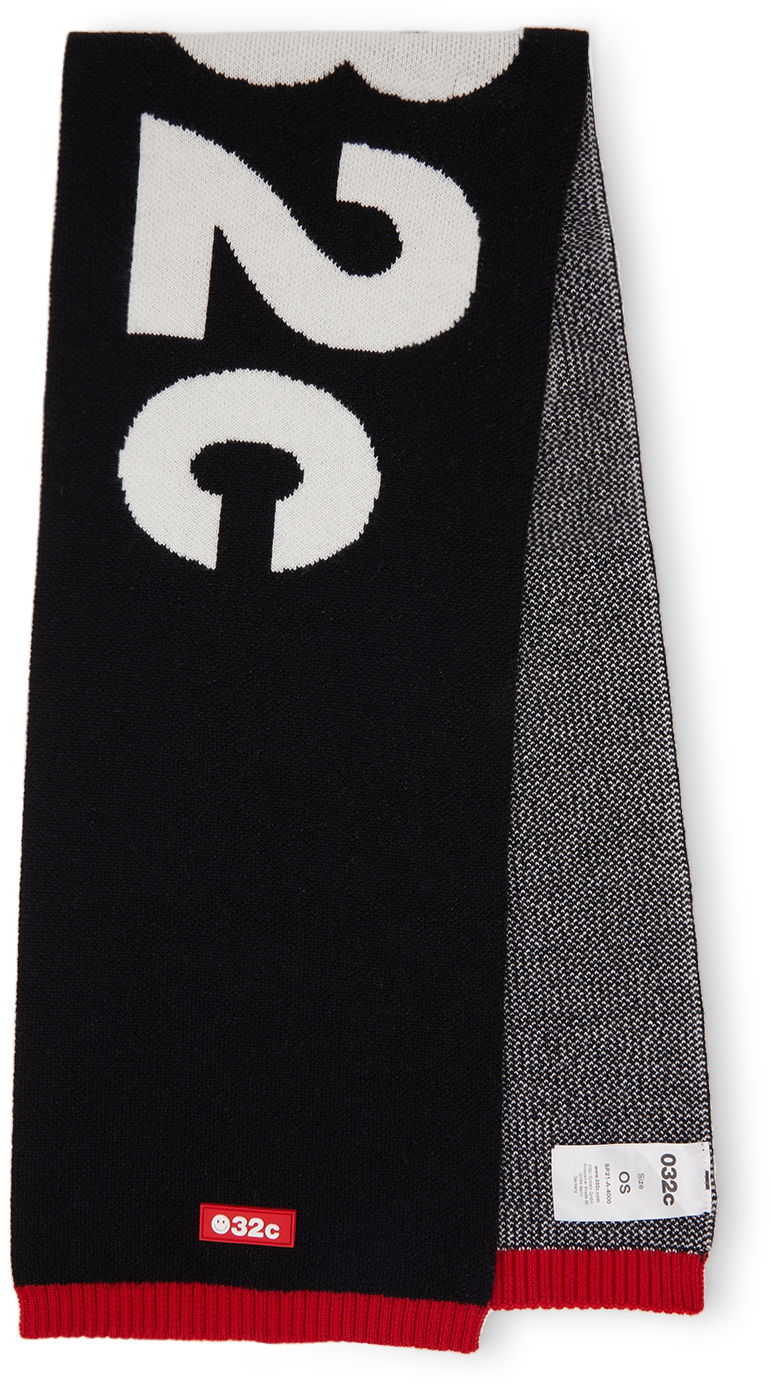 Šala 032C Exclusive Knit Scarf Črna | SP21-A-4000 KNIT