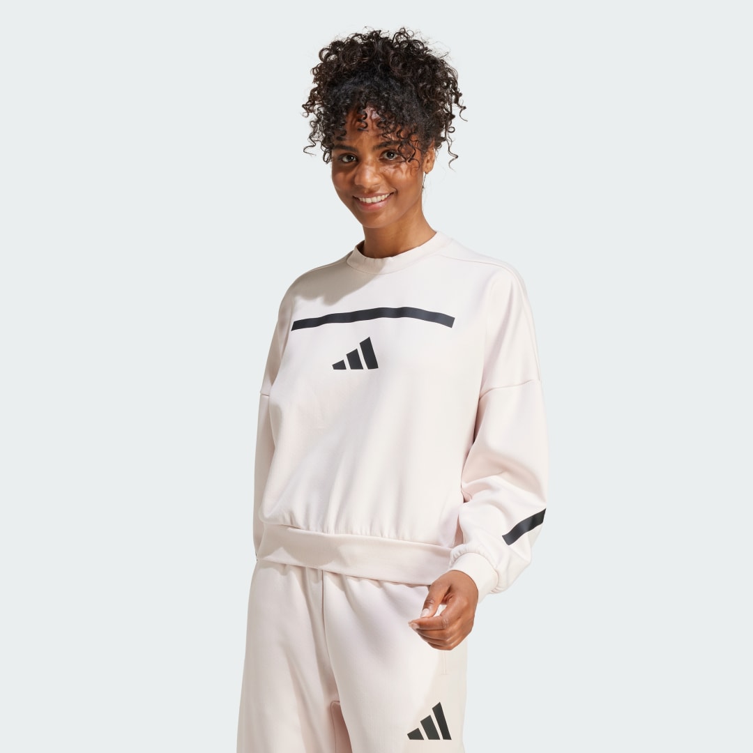 Pulover adidas Performance Z.N.E. Sweatshirt Roza | JF4783, 0