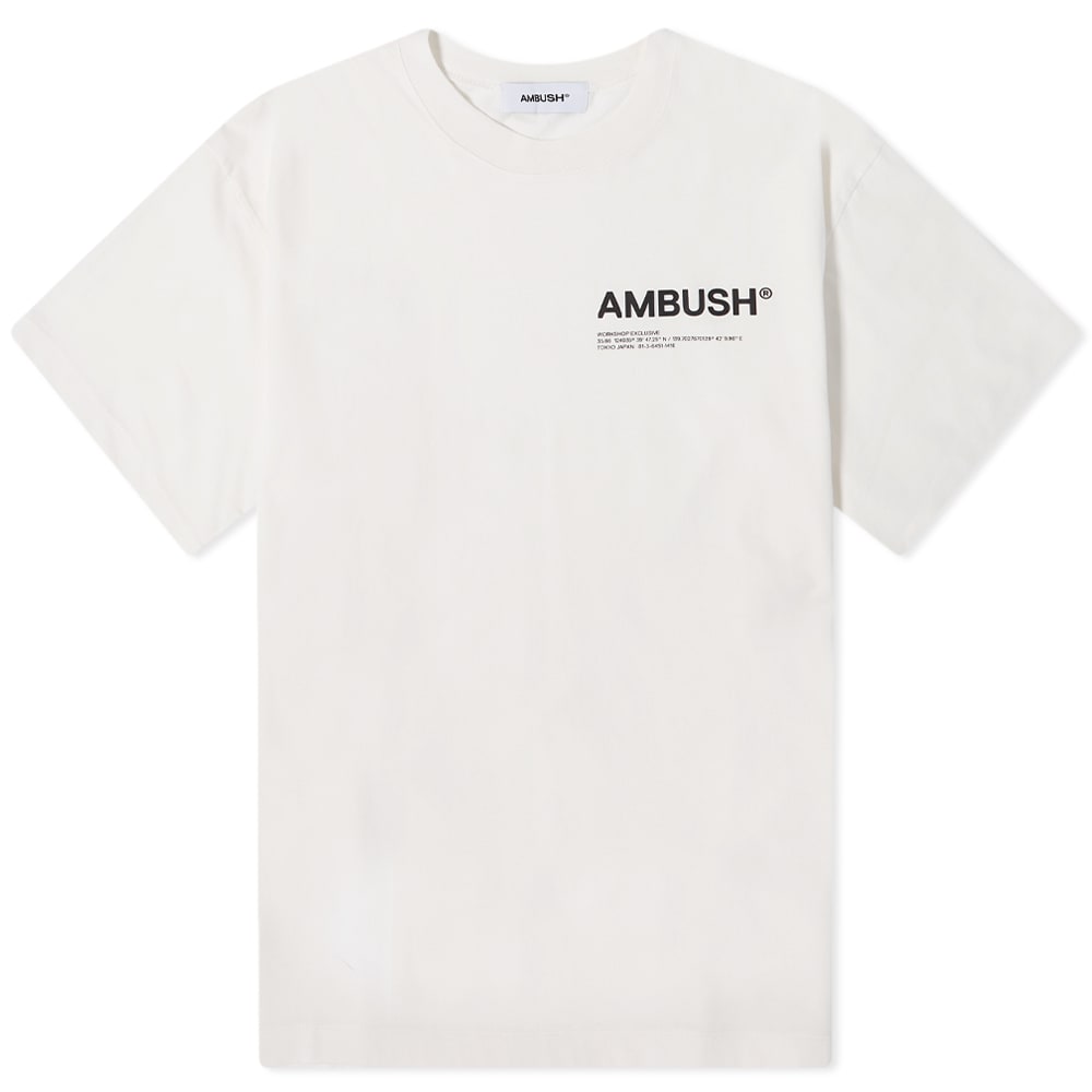 Majica Ambush Front Logo Workshop Tee Bela | BWAA022F21JER0010310, 0