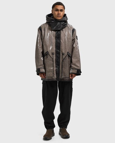 Cargo hlače Stone Island Fleece Cargo Trousers with Elastic Waist and Zipped Cuffs Črna | K2S153100021S0F24.V0029, 1