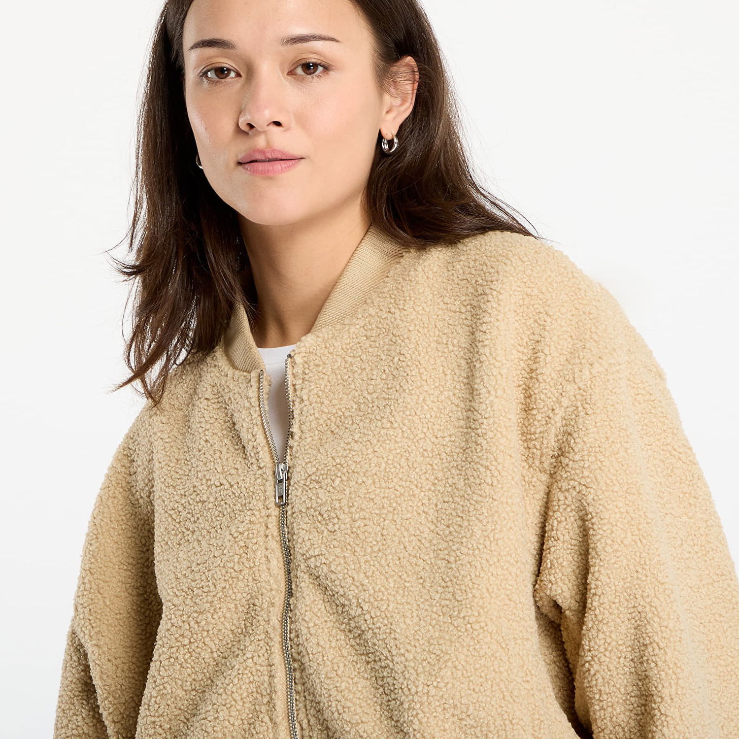 Bomber jakna Urban Classics Union Structured Bomber Jacket Bež | TB8108-03738, 1