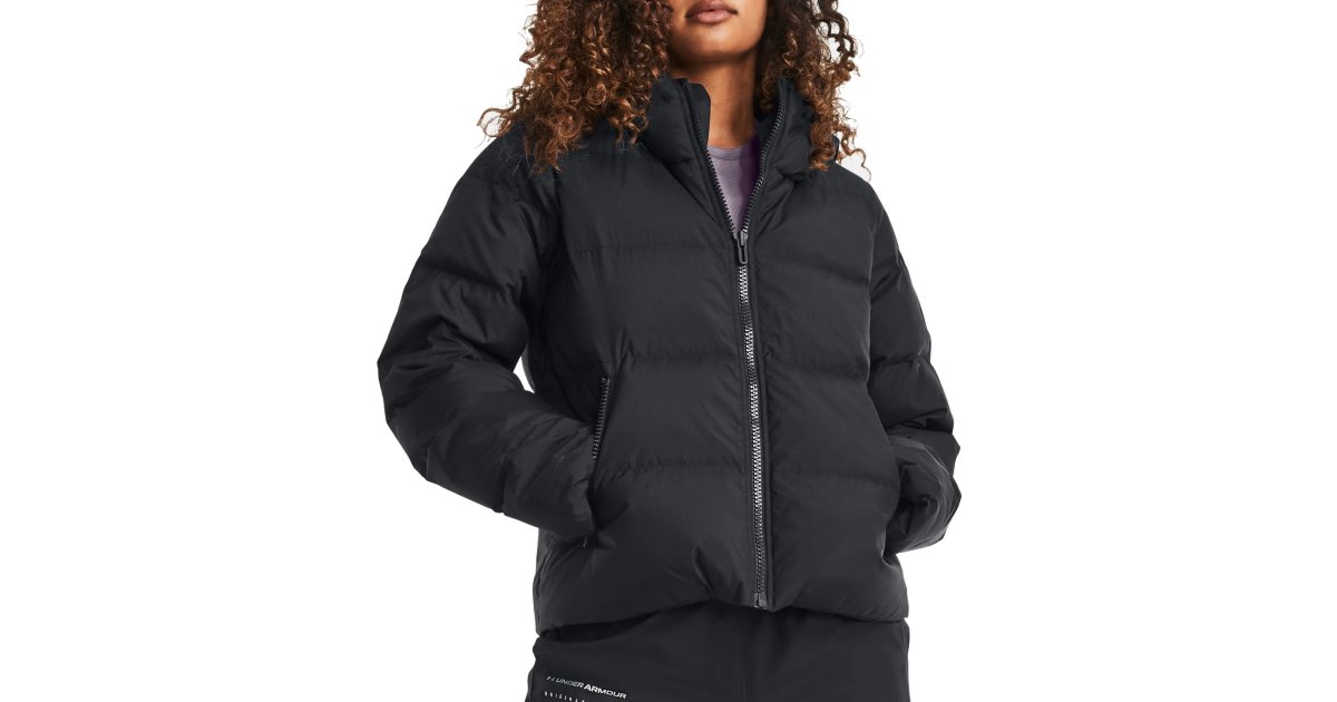 Puhovka Under Armour ColdGear® Infrared Down Crinkle Jacket Črna | 1378861-001, 1