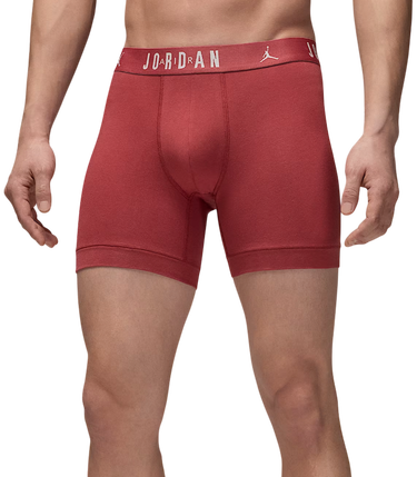 Boksarice Jordan Jordan Flight Cotton Core 3-Pack Boxer Shorts Rdeča | jm0622-x69, 0