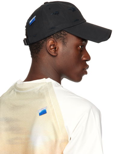 Kapa ADER ERROR Sore Distressed Baseball Cap Črna | BN01SSHW0201BK, 2