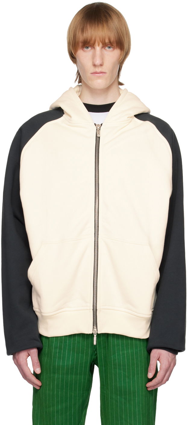 Pulover Rhude Rhude 'Rhude Boys' Zip-Up Hoodie Bež | RHSS23HO23826057
