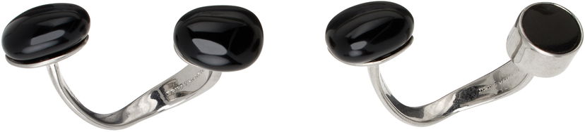 Nakit Dries Van Noten Dries Van Noten Open Ring Set Črna | 251-028214-092