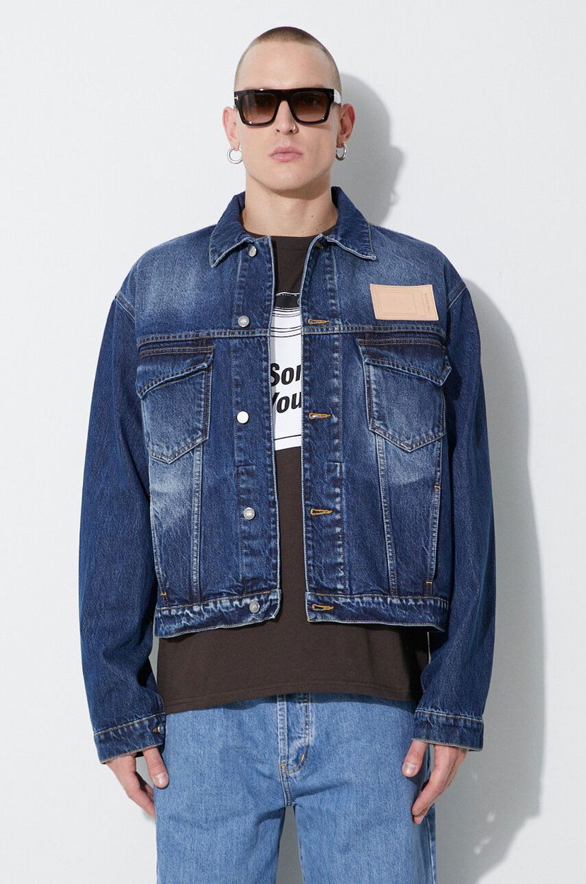 Jakna A-COLD-WALL* Denim Jacket Vintage Wash Modra | ACWMH049