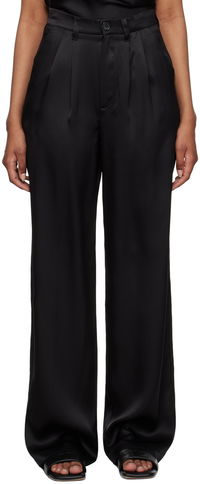 Carrie Satin Wide Leg Trousers