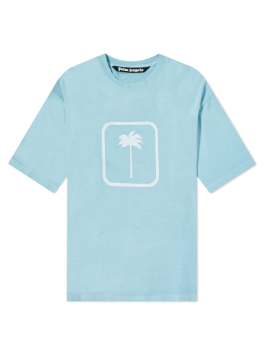 Majica Palm Angels Tonal Palm Oversized Tee Modra | PMAA066F21JER0044343
