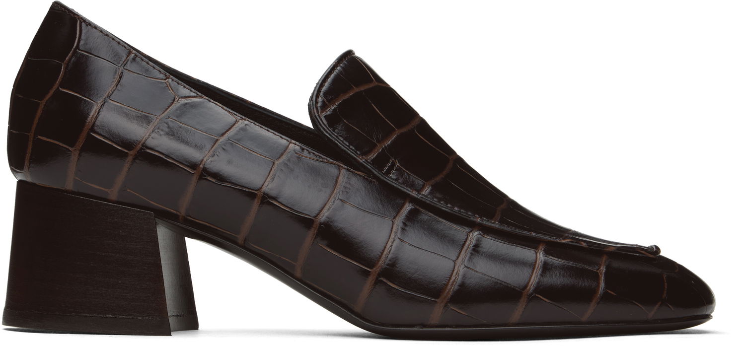 Superge in čevlji TOTEME Block-Heel Loafers Rjava | 241-WAS983-LE0023, 0