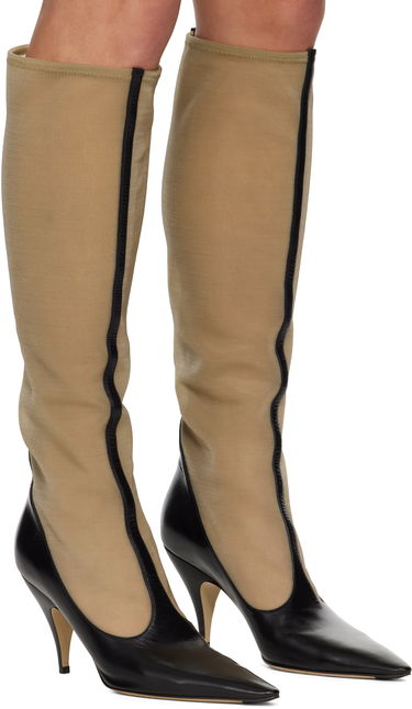 Oblačila The Row The Row Mesh Tall Boots Bež | F1582-SL1W20, 3