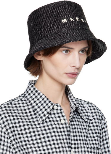 Klobuk Marni Embroidered Bucket Hat Roza | CLMC0067S1 UAC004, 4