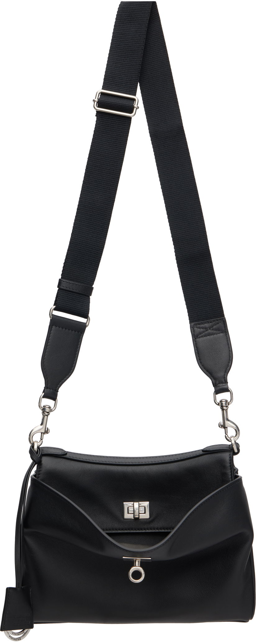 Torba za čez ramo Balenciaga Balenciaga Rodeo Messenger Bag Črna | 8275832ABOX1000