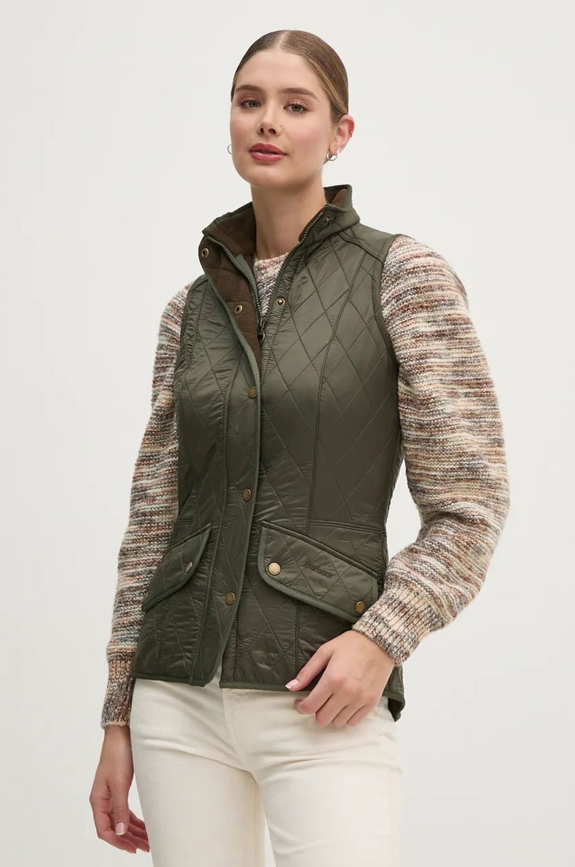 Telovnik Barbour Barbour Cavalry Quilted Gilet Zelena | LGI0016