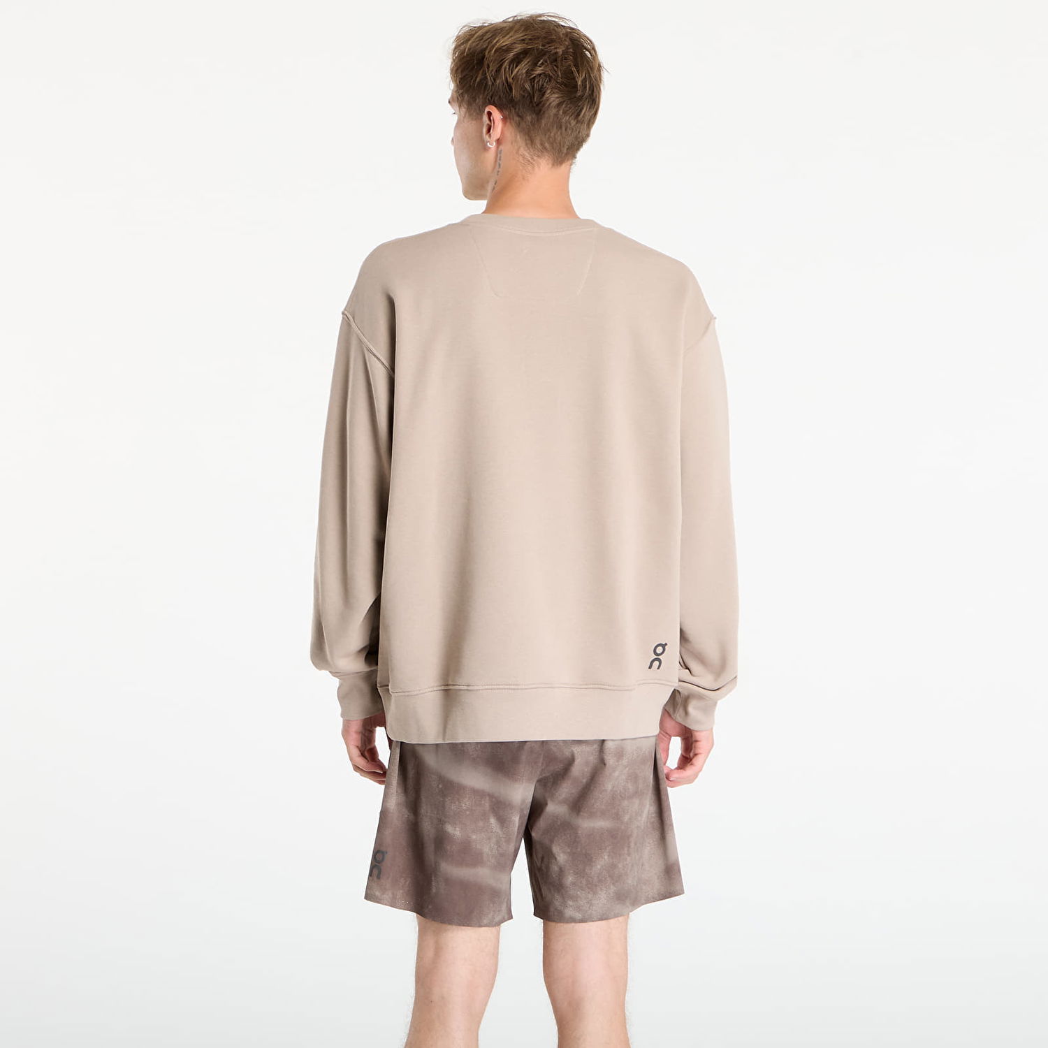 Pulover On Running Club Crew Sweatshirt XL Bež | 1ME10340603, 1