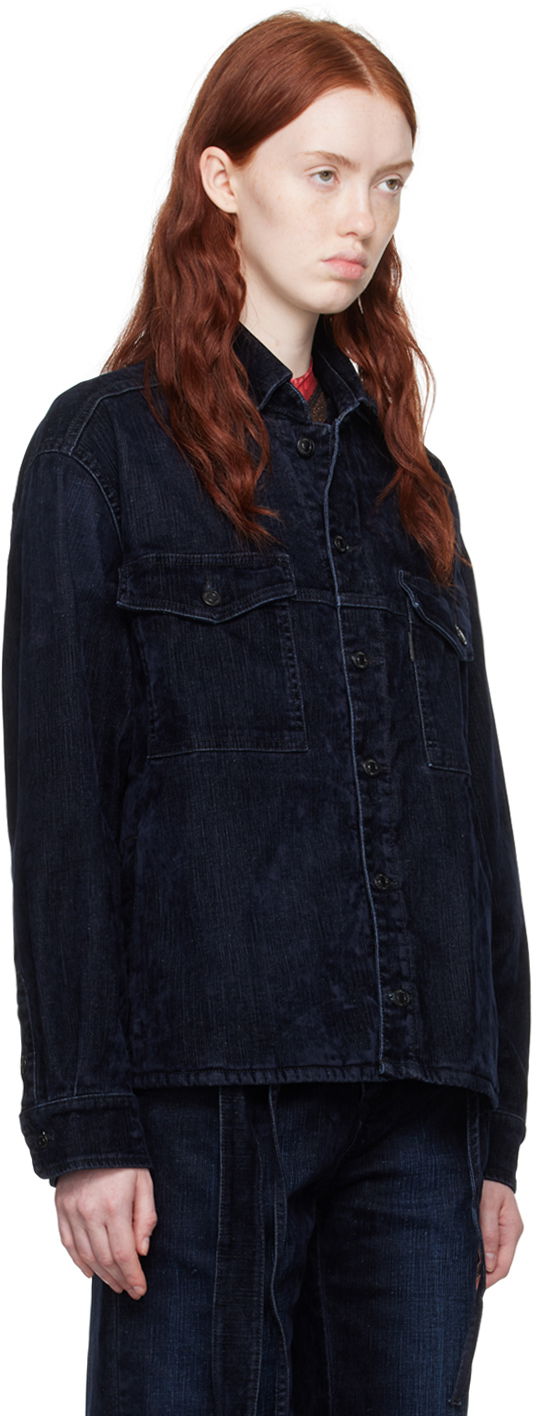 Jakna Ottolinger Ottolinger Oversized Denim Jacket Mornarica | 1700410, 1