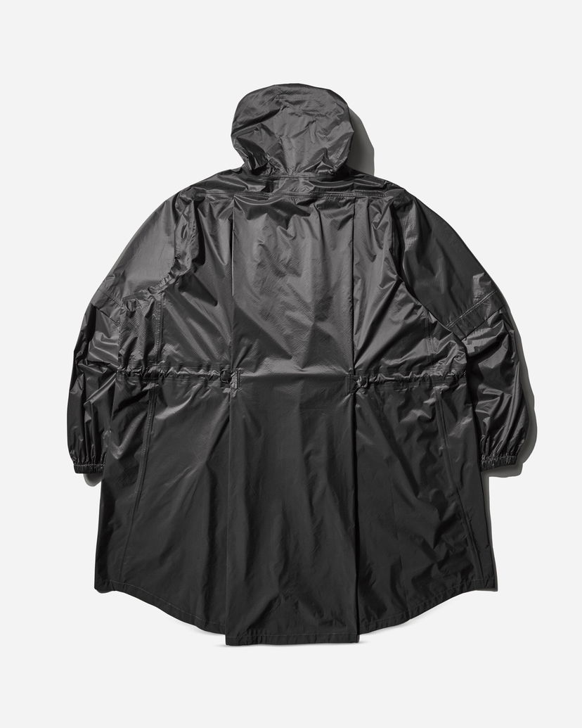 Dežni plašč ROA Packable Grid Rain Coat Črna | RBMW0503FA337 GRY0003