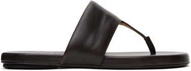 Modni dodatki Marsèll Marsèll Spanciata Leather Thong Sandals Rjava | MW7986 P017, 0