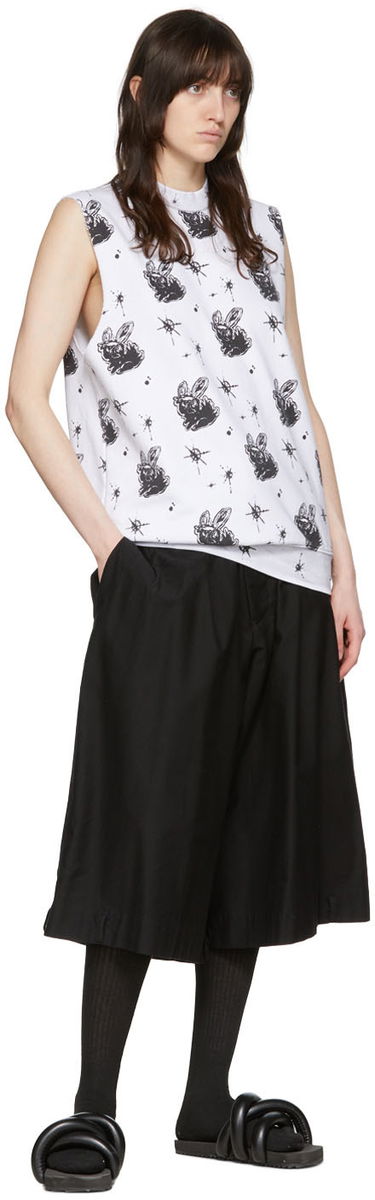 Majica brez rokavov We11done We11done Graphic Print Tank Top Bela | WD-TV1-22-559-U-WH, 3