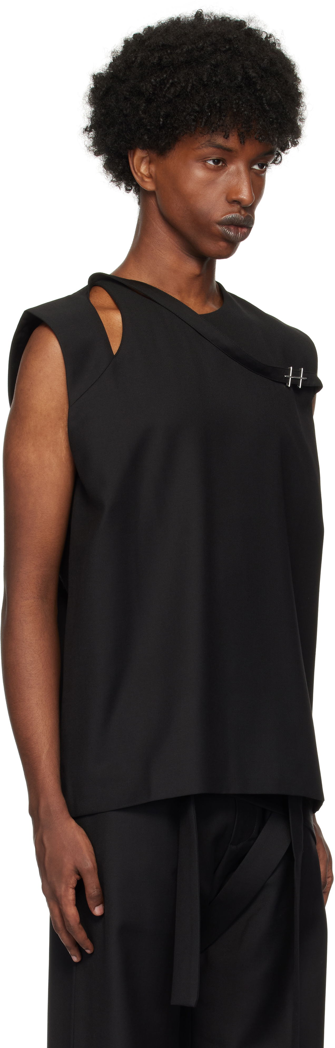 Majica brez rokavov HELIOT EMIL Aegis Tailored Tank Top Črna | AW24_M_04_047_BLK01, 1
