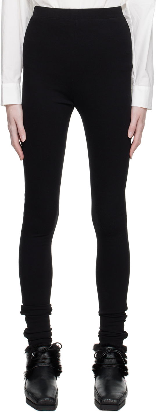 Pajkice TOTEME Zip Leggings Črna | 211-238-774