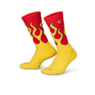 Nogavice Nike Everyday Plus Cushioned Mid Socks Rumena | IB2285-657, 0