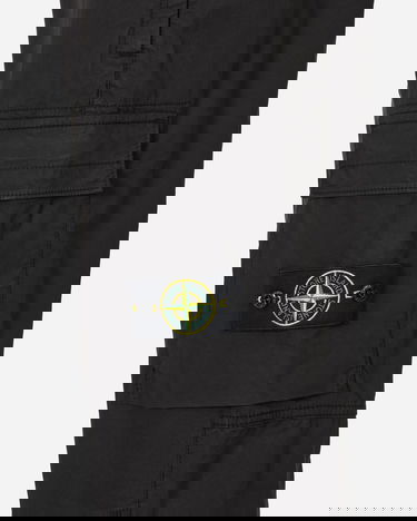 Cargo hlače Stone Island Regular Tapered Cargo Trousers Črna | MO101530410 A0029, 5