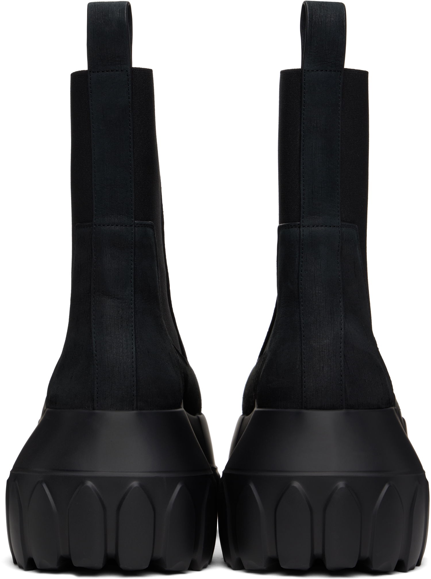 Oblačila Rick Owens Rick Owens Hollywood Beatle Mega Tractor Boots Črna | RP01E7865 LFB, 1