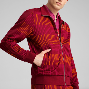 Bomber jakna Puma Players Lane T7 Jacket Rdeča | 626659, 4