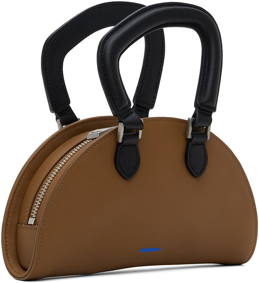 Torbica ADER ERROR Half Moon Shape Leather Pouch Bag Rjava | BN01SSBA0602BR, 1