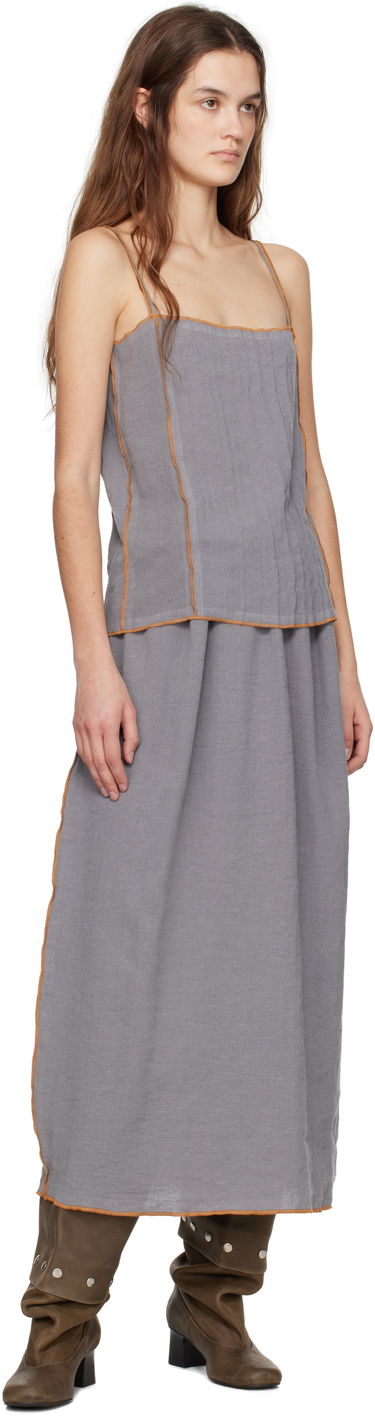 Krila Baserange Max Maxi Skirt Siva | SKMX-LC-SP25, 3