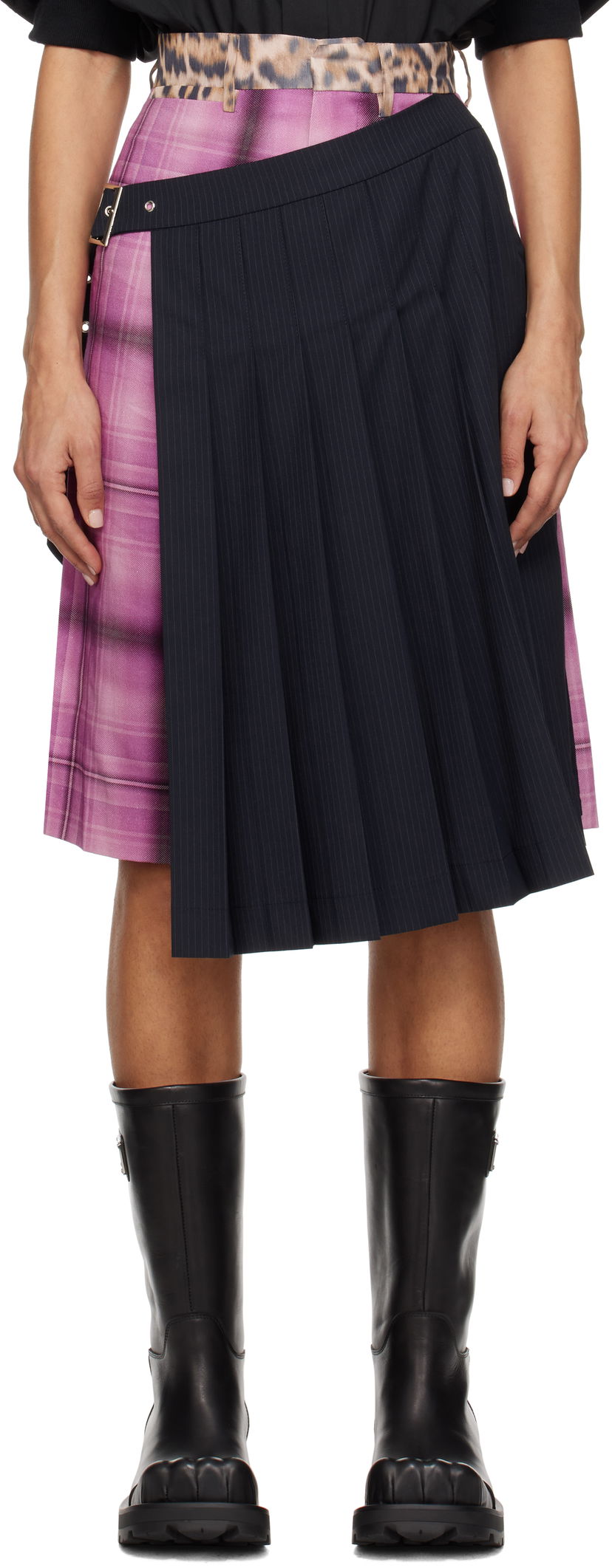 Krila Charles Jeffrey Loverboy Pleated Skort Roza | 42040202