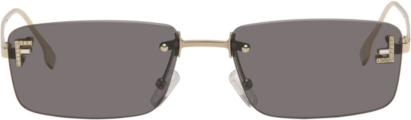 Sončna očala FENDI 'Fendi First' Crystal Sunglasses Siva | FE4172USW5432A 192337228889