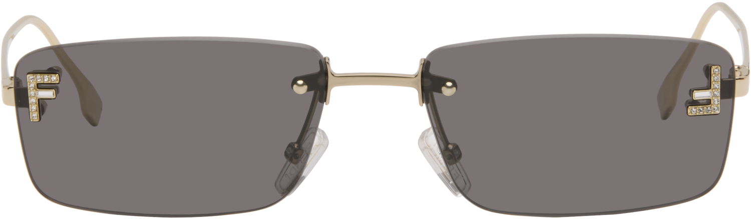 Sončna očala FENDI 'Fendi First' Crystal Sunglasses Siva | FE4172USW5432A 192337228889, 0