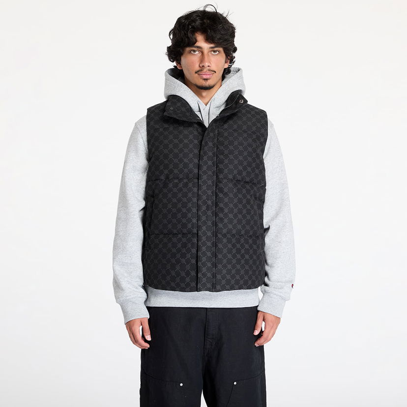 Telovnik DAILY PAPER Pondo Cotton Monogram Bodywarmer Črna | 2421107