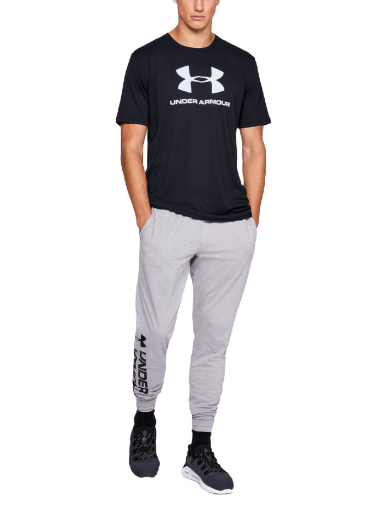 Majica Under Armour Sportstyle Logo SS Tee Črna | 1329590-001